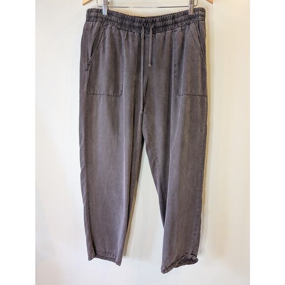 cloth & stone Pants - Cloth & Stone Anthropologie Tencel Jogger Trouser Washed Gray Relaxed XL